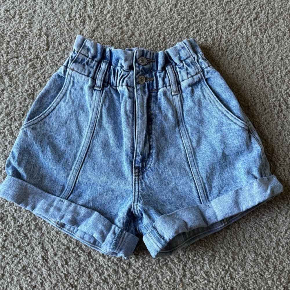 Abercrombie & Fitch 80s Paper Bag, Ultra High Rise Shorts